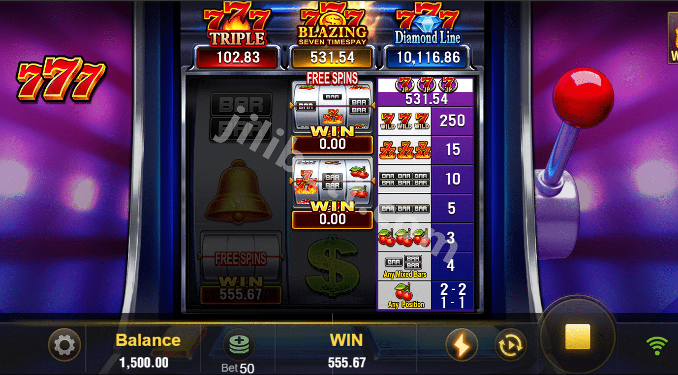 Seven Seven Seven Bonus Game