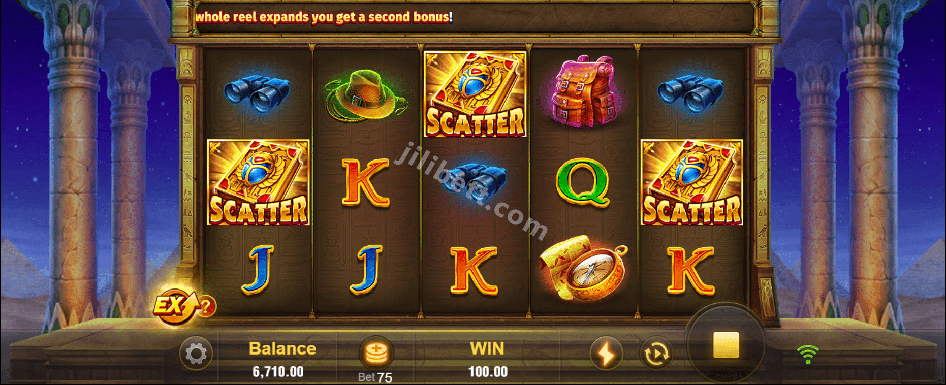 Book Of Gold Interface