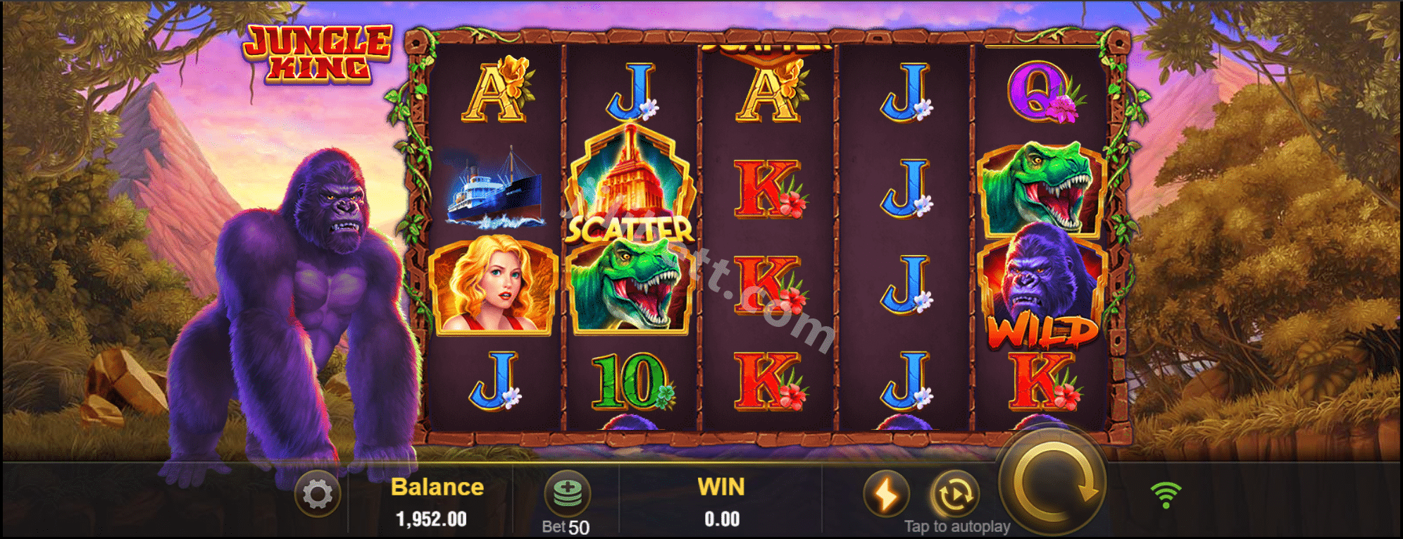 Jungle King Interface