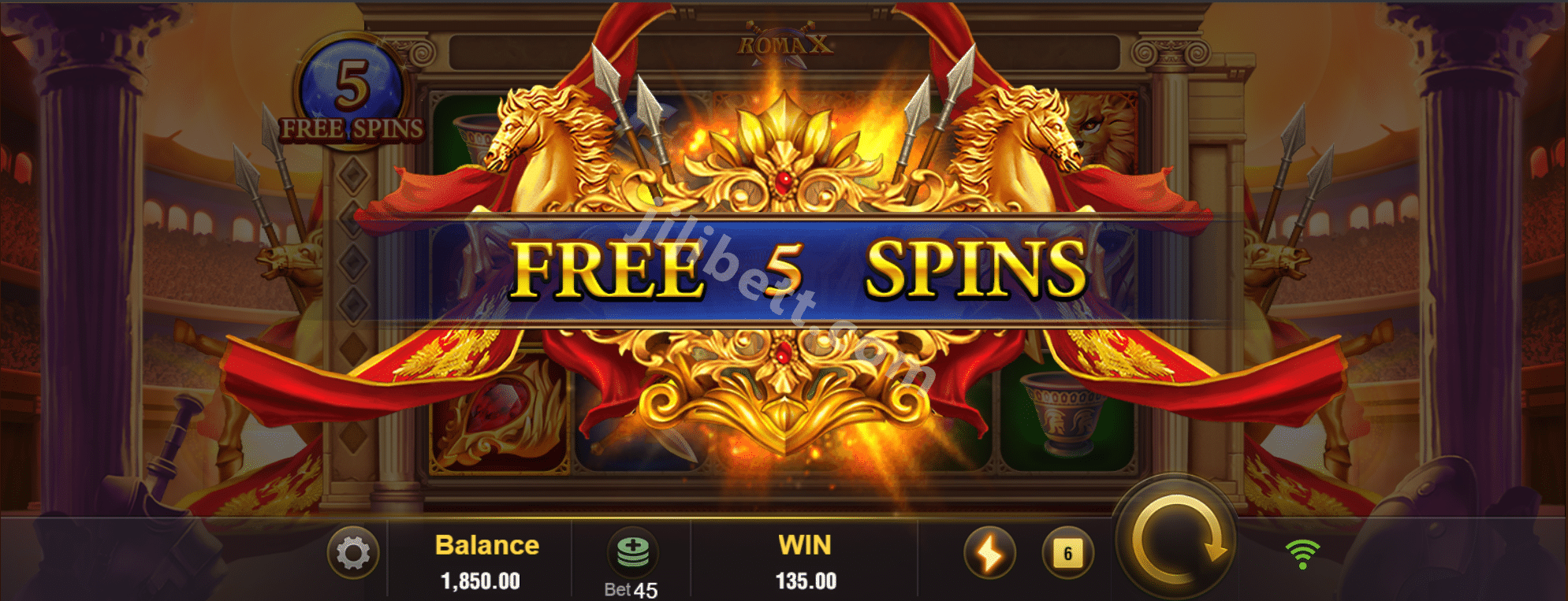 Roma X Free Spin